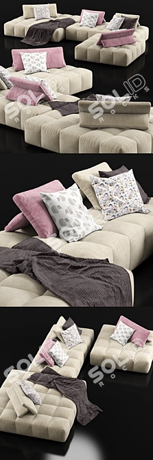 Elevate Your Space: Ypsilon Modular Sofa 3D model image 2