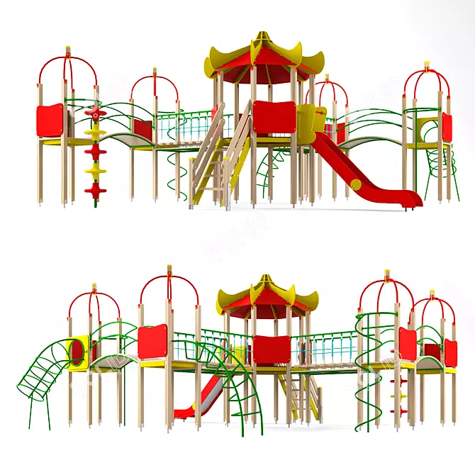 Kids Playland Fun Zone 3D model image 1