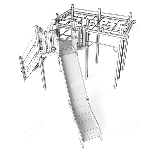 Kids Jungle Adventure Playset 3D model image 3