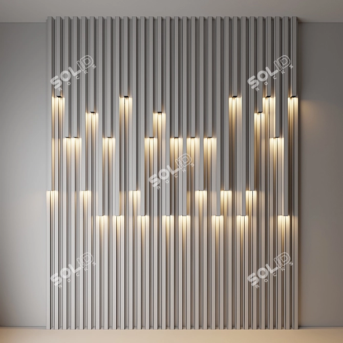 Glowing Wall Art 3D model image 3