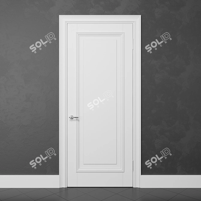 Interroom Door - 2000*800 Size 3D model image 1