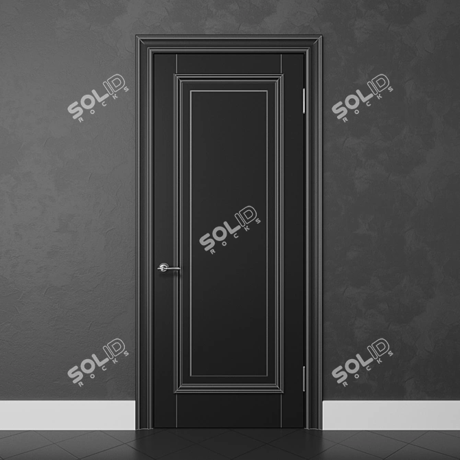 Interroom Door - 2000*800 Size 3D model image 2