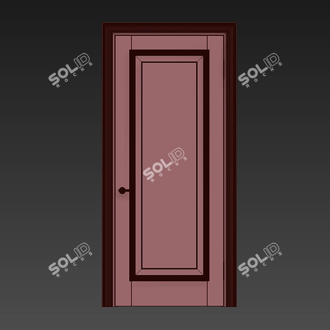 Interroom Door - 2000*800 Size 3D model image 3