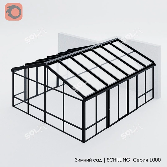 Schilling Winter Garden: Gable Ridge C Groove 3D model image 1