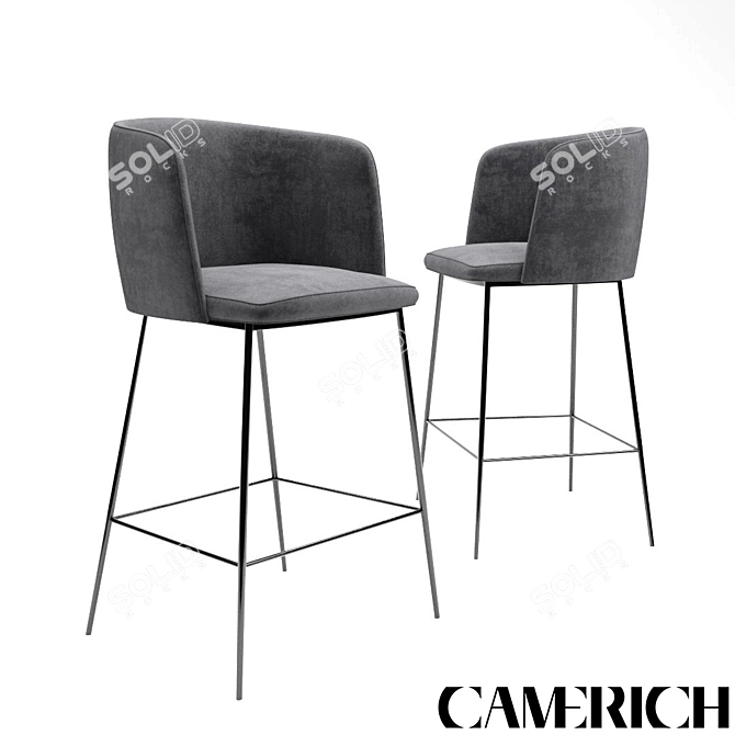 Camerich Ballet Modern Style Chair 3D model image 1