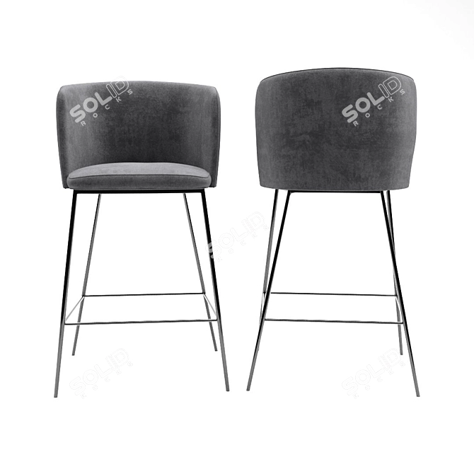 Camerich Ballet Modern Style Chair 3D model image 2