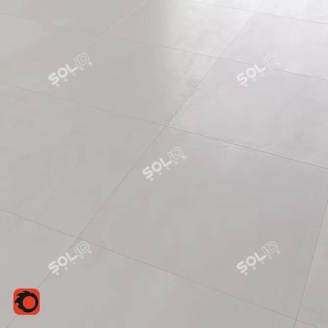 Torso Concrete Texture Floor Tile 3D model image 1