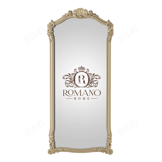 Title: Olivia Growth Mirror by Romano Home 3D model image 1