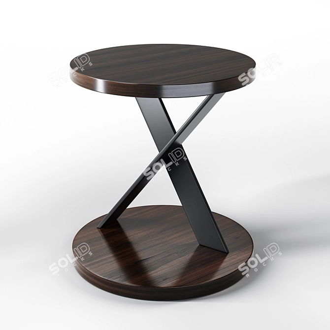 Sleek Sally Side Table 3D model image 1
