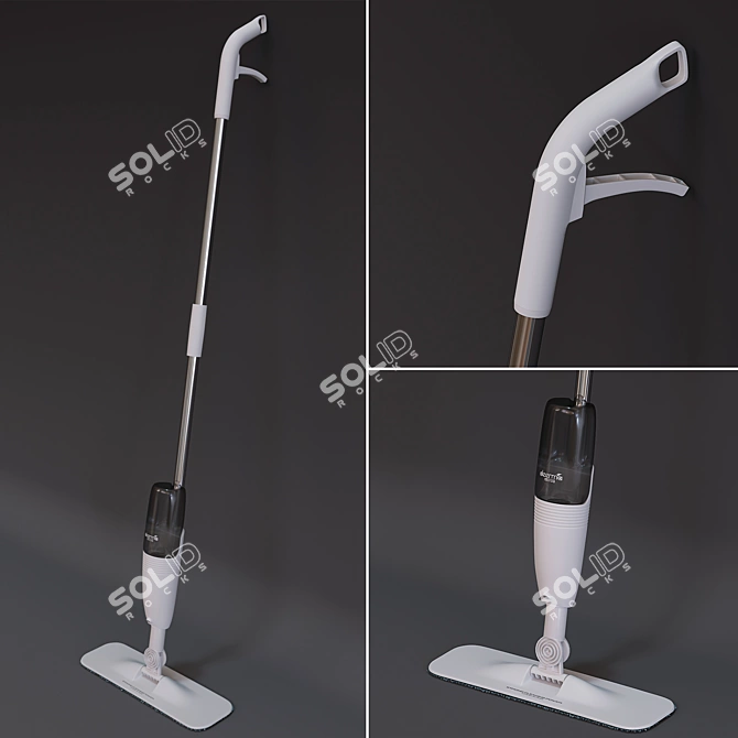 Xiaomi Deerma Water Spray Mop: Efficient Cleaning Solution 3D model image 1