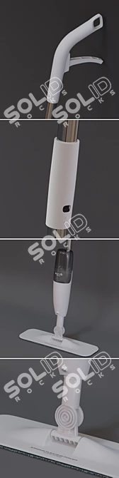 Xiaomi Deerma Water Spray Mop: Efficient Cleaning Solution 3D model image 2