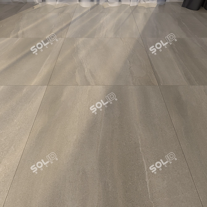 Luxury Marble Floor Tiles 3D model image 1