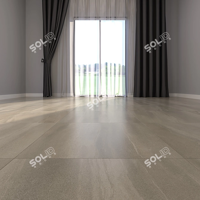 Luxury Marble Floor Tiles 3D model image 2