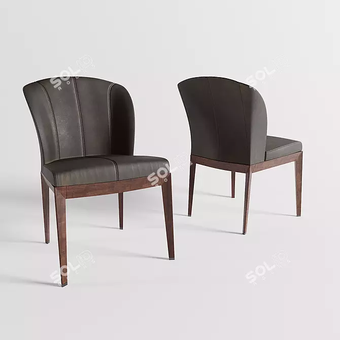 Elegant Giorgetti Chair 3D model image 1