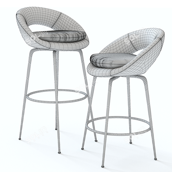 West Elm Orb Chair: High-Detailed 3D Model 3D model image 3