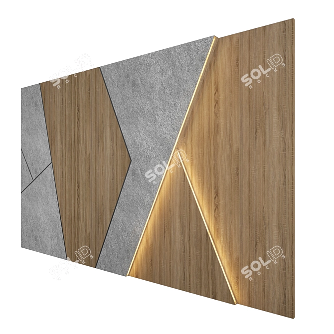 Archived Wall Panel Design - 3D Models & Textures 3D model image 2