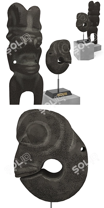 Ancient Hongshan Culture Art 3D model image 3