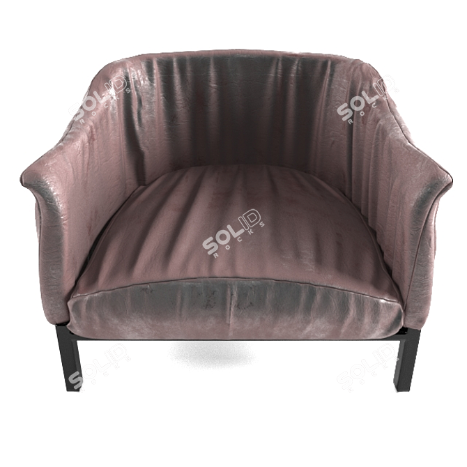 Italian-Made Armchair 3D model image 2