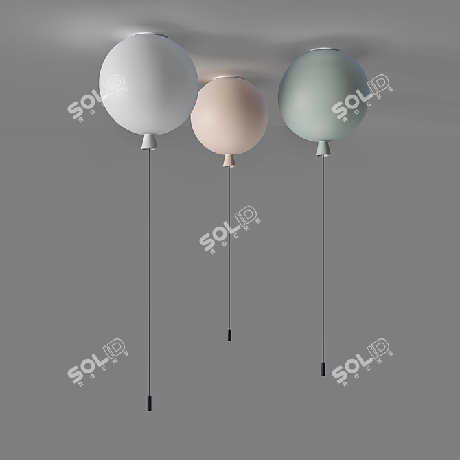 Brokis Memory: Elegant Ceiling Light 3D model image 1