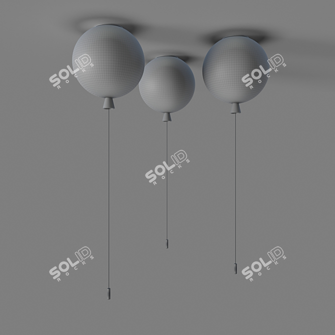 Brokis Memory: Elegant Ceiling Light 3D model image 2