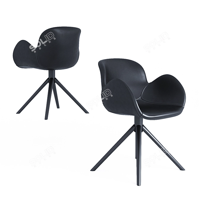 Bolton Chair: Lightweight & Versatile 3D model image 1