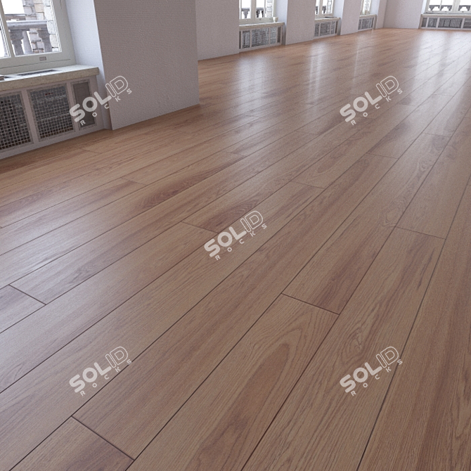 Versatile Laminate Flooring Kit 3D model image 1