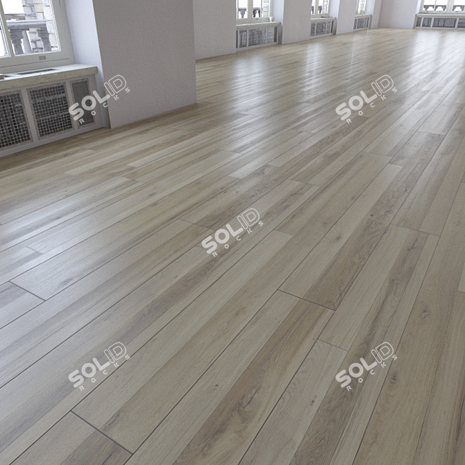 Versatile Laminate Flooring Kit 3D model image 1