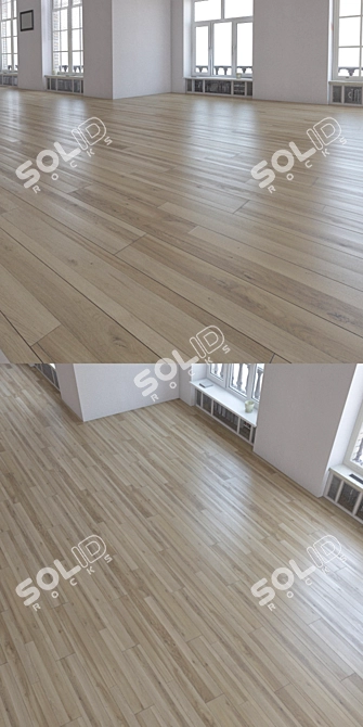 Versatile Laminate Flooring Kit 3D model image 2