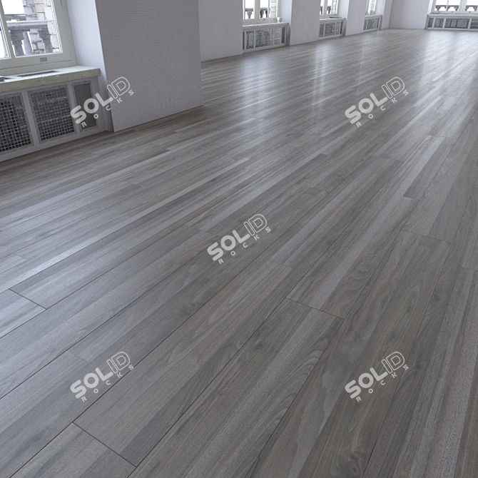 Versatile Laminate Flooring Set 3D model image 1