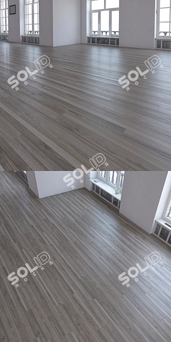 Versatile Laminate Flooring Set 3D model image 2