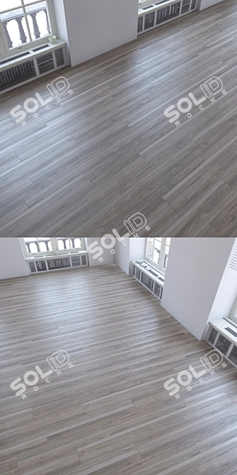 Versatile Laminate Flooring Set 3D model image 3