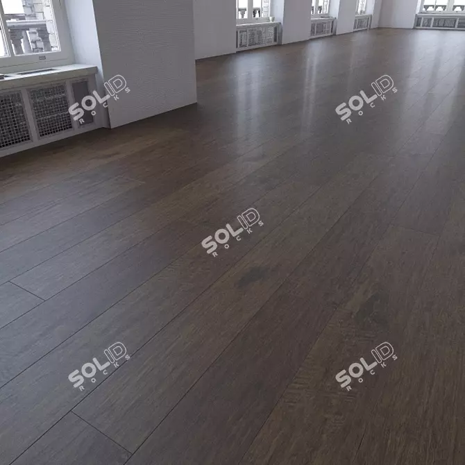 Title: Versatile Wood Laminate Flooring 3D model image 1