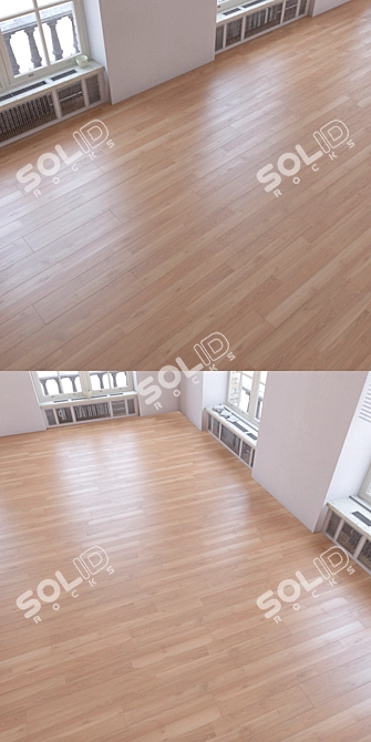 Versatile Laminate Flooring Set 3D model image 3