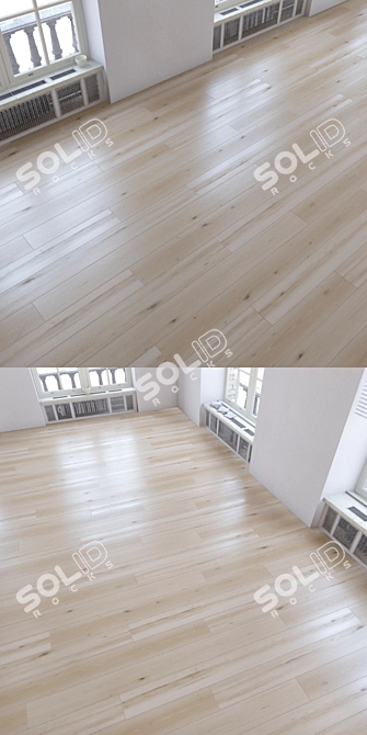 Versatile Laminate Flooring Set 3D model image 3