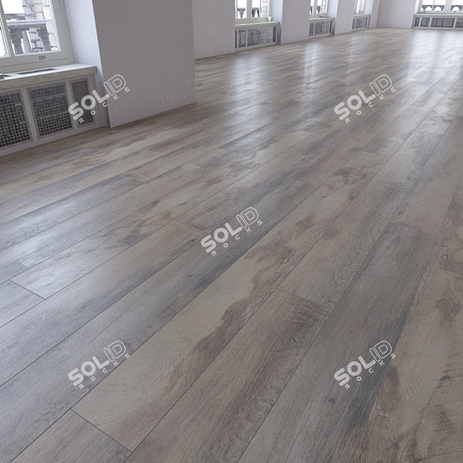 Versatile Laminate Flooring Kit 3D model image 1