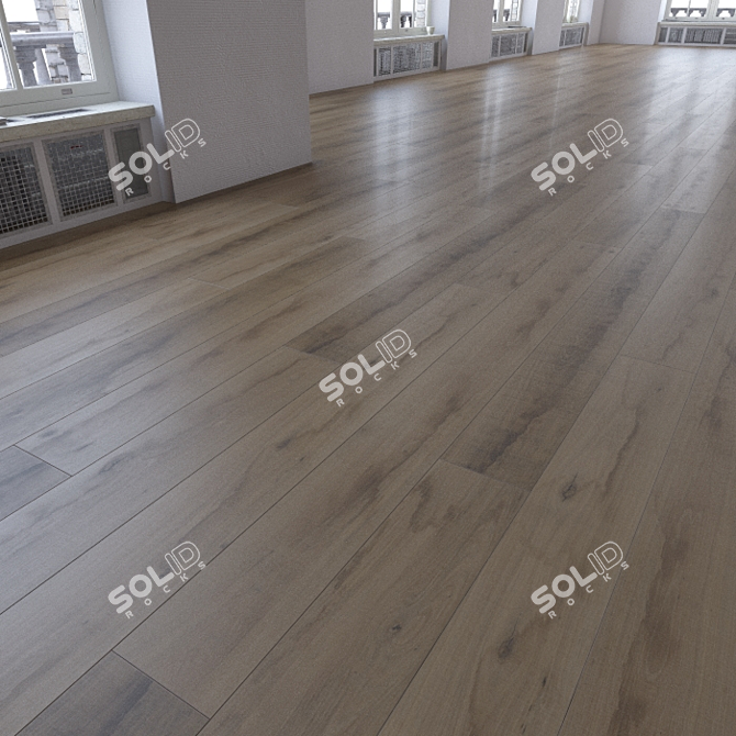 Versatile Laminate Flooring Set 3D model image 1