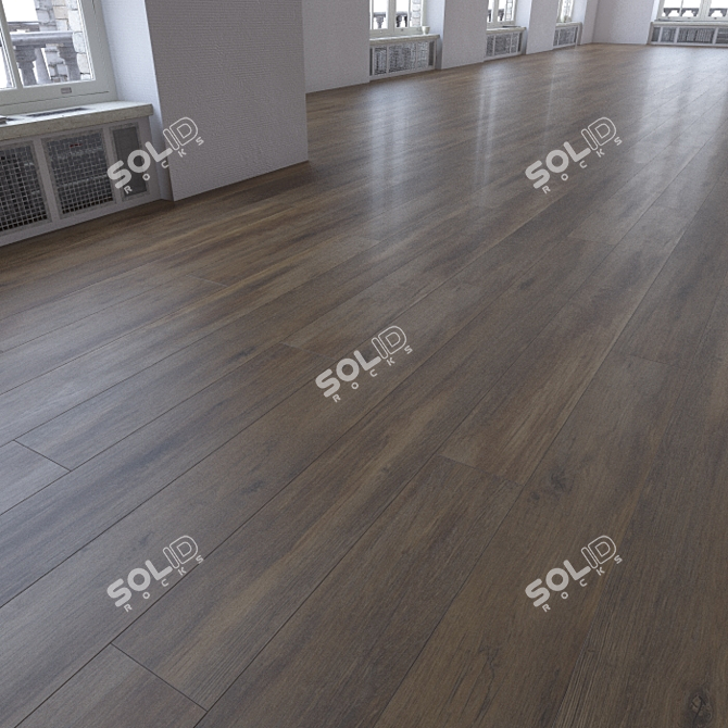 Premium Laminate Flooring Kit 3D model image 1