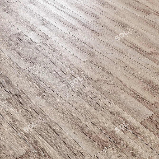 Seamless Oak Modena Laminate 3D model image 1