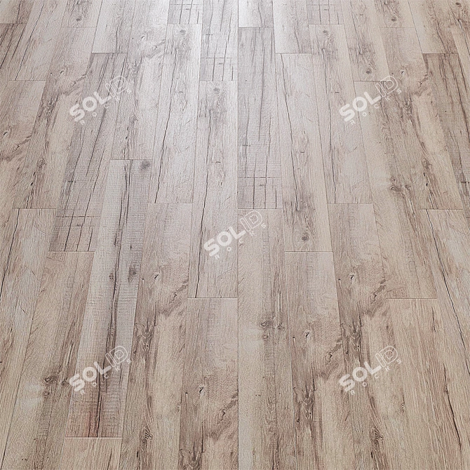 Seamless Oak Modena Laminate 3D model image 2