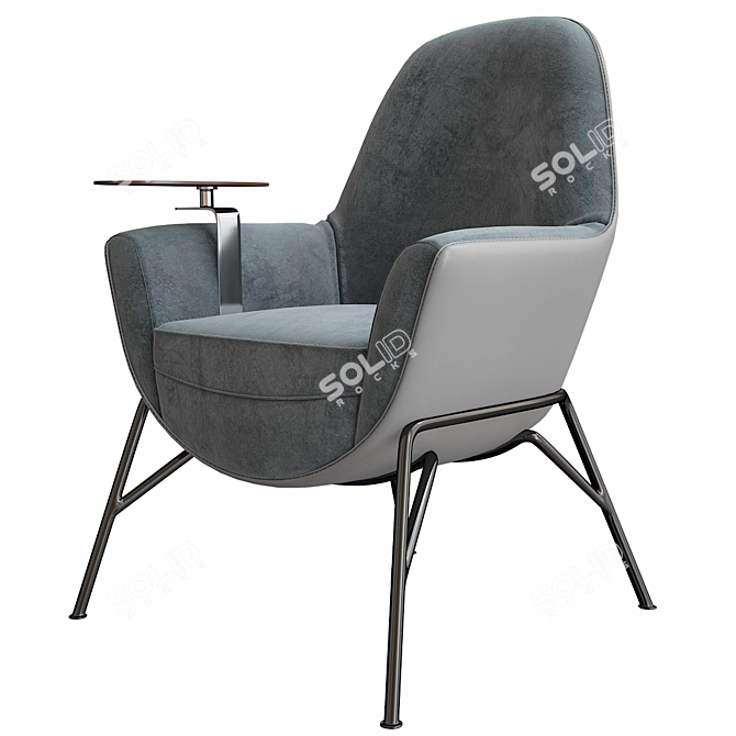 Modern Elegance: S 830 Chair 3D model image 1