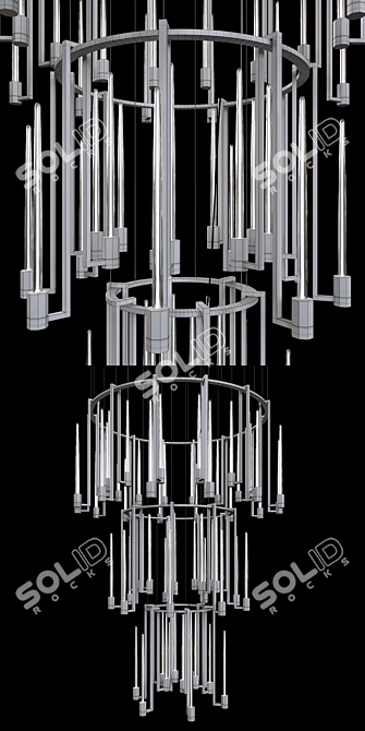 Kaleidoscope Illuminate: PaoloCastelli's Kalì Chandelier 3D model image 3