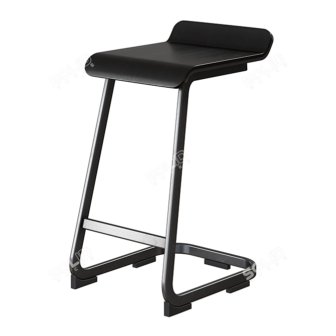 Contemporary Alto Chair: Sleek & Stylish 3D model image 2