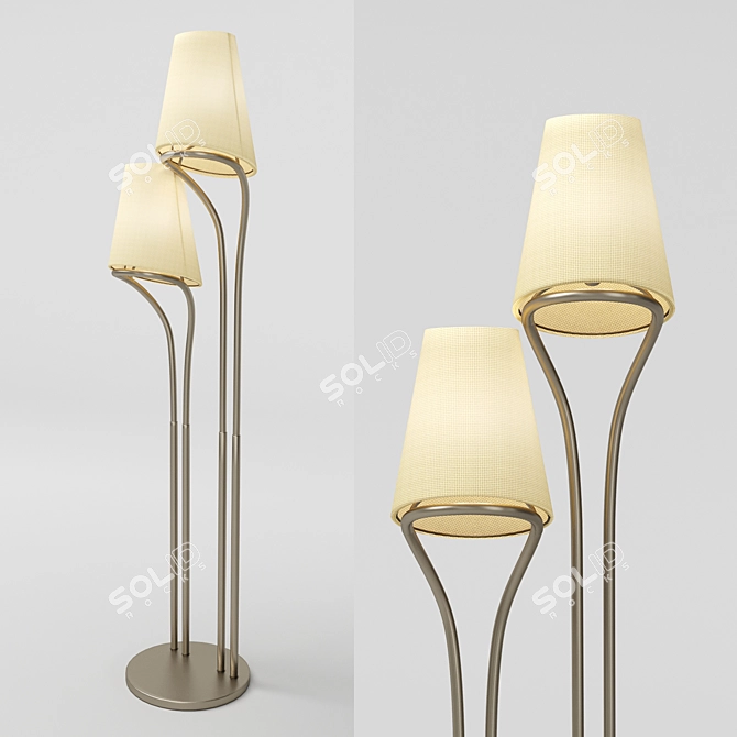 Dilan Collection Floor Lamp: Elegant Lighting Solution 3D model image 1