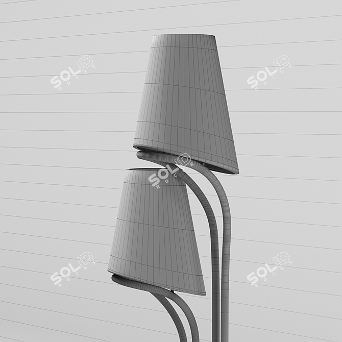 Dilan Collection Floor Lamp: Elegant Lighting Solution 3D model image 2