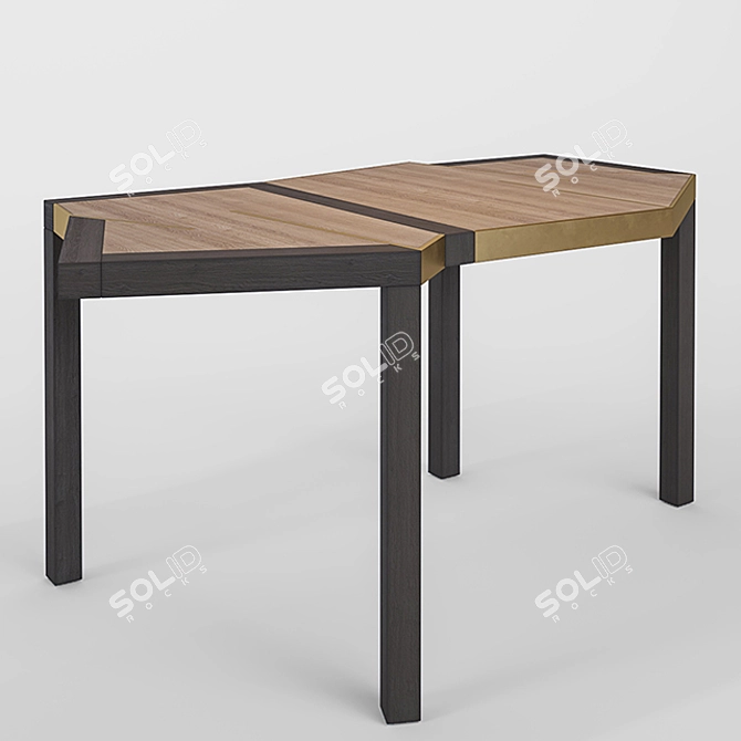Moinard Dinant Designer Desk 3D model image 2