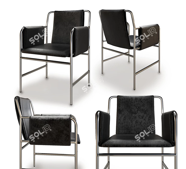 ErgoEnvelope Modern Chair 3D model image 1