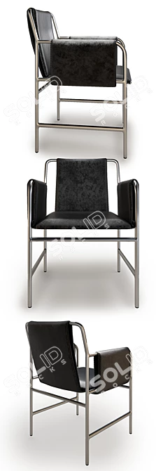 ErgoEnvelope Modern Chair 3D model image 2