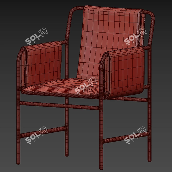 ErgoEnvelope Modern Chair 3D model image 3