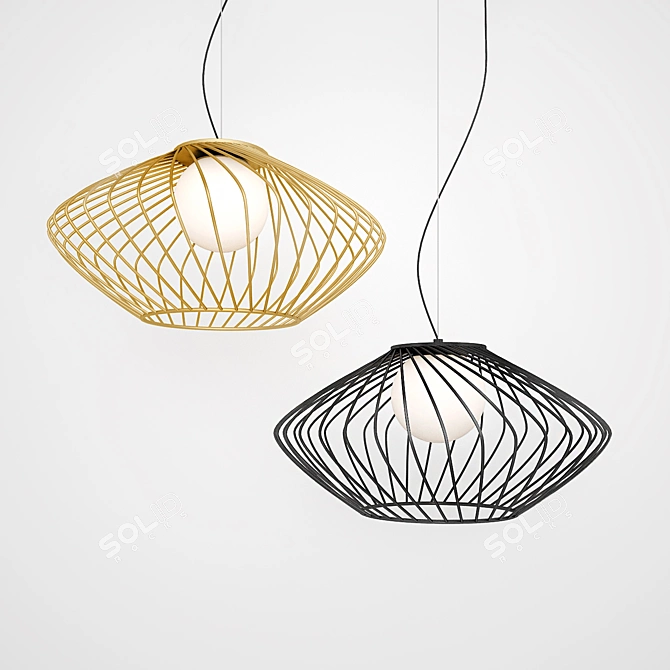 Maytoni Plec: Stylish Adjustable Pendant Light 3D model image 1