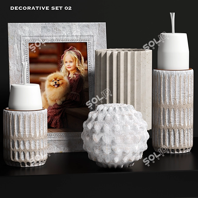 3D Max Décor Set: Compatible with 2012-2018 3D model image 1